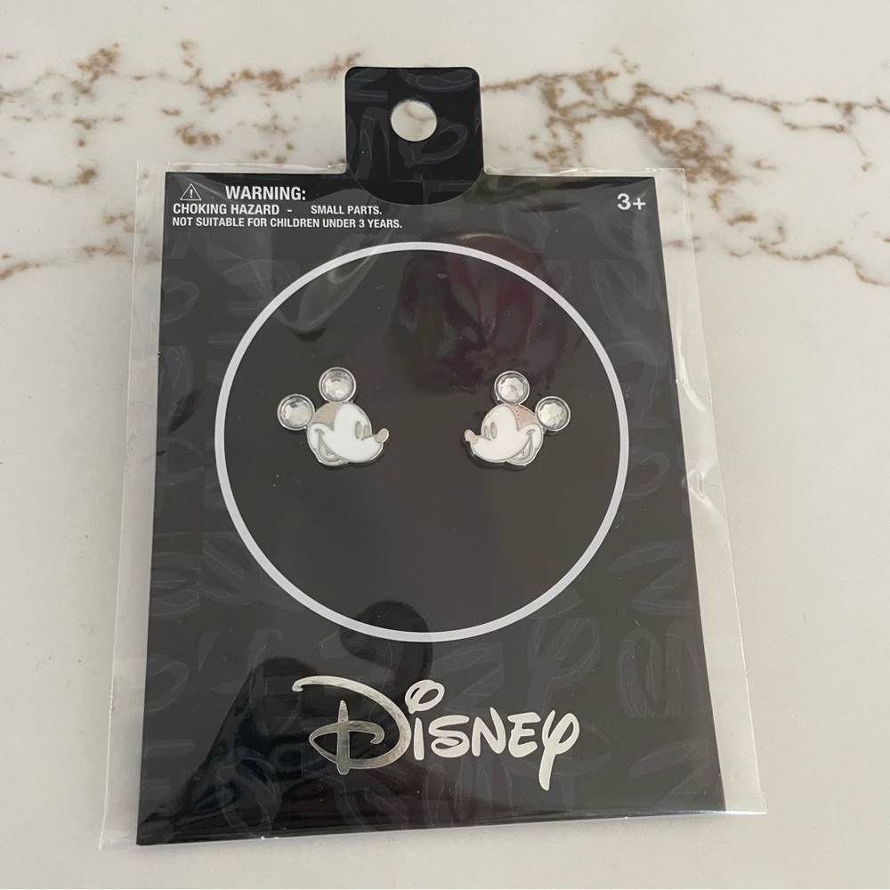 Disney MICKEY MOUSE 2024 Aldi Collab Mickey shaped Earrings set Limited Edition!